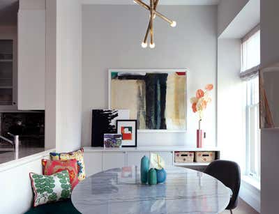  Modern Apartment Dining Room. Brooklyn Heights Carriage House by The Brooklyn Studio.