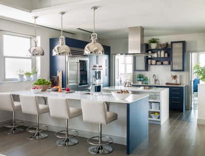  Transitional Apartment Kitchen. Chesapeake Project by Laura Hodges Studio.