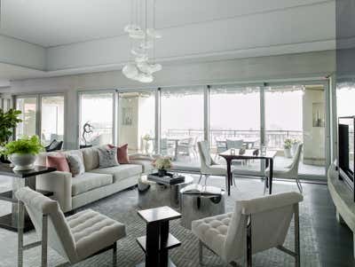  Transitional Apartment Living Room. Chesapeake Project by Laura Hodges Studio.