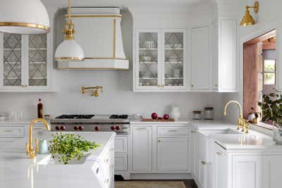 Transitional Country House Kitchen. Green Branch Project by Laura Hodges Studio.