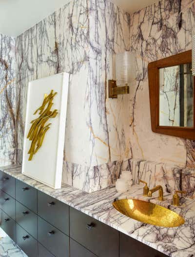  Contemporary Family Home Bathroom. NYC Penthouse by Kelly Wearstler, Inc..