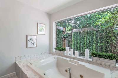  Contemporary Family Home Bathroom. Garden Bath by Elnaz Irby Design.