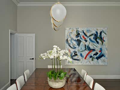  Contemporary Apartment Dining Room. A Light-Filled Victorian Property by Designed by Woulfe.