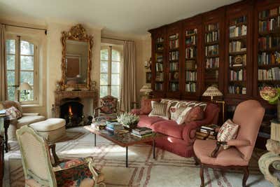  French Farmhouse Family Home Office and Study. French Farmhouse by Bunny Williams Inc..
