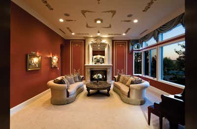  Hollywood Regency Living Room. European Elegance by G Joseph Falcon.