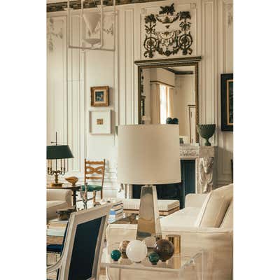  French Eclectic Apartment Living Room. Invalides by CASIRAGHI.