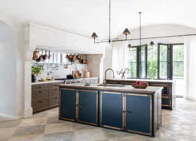  French Contemporary Family Home Kitchen. Provence Inspired Estate by Marie Flanigan Interiors.