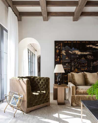  French Family Home Living Room. Provence Inspired Estate by Marie Flanigan Interiors.