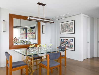  Mid-Century Modern Apartment Dining Room. Gold Coast Pied-a-Terre by Todd M. Haley.