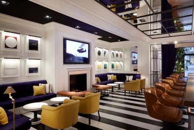  Contemporary Hotel Bar and Game Room. Hotel Seventy by Luis Bustamante.