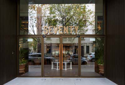 Contemporary Hotel Entry and Hall. Hotel Seventy by Luis Bustamante.