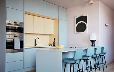  Eclectic Apartment Kitchen. West London Pied de Terre by Godrich Interiors.