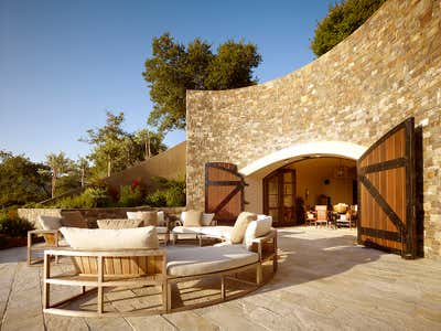  Transitional Family Home Patio and Deck. Soda Canyon Residence by BAR Architects & Interiors.