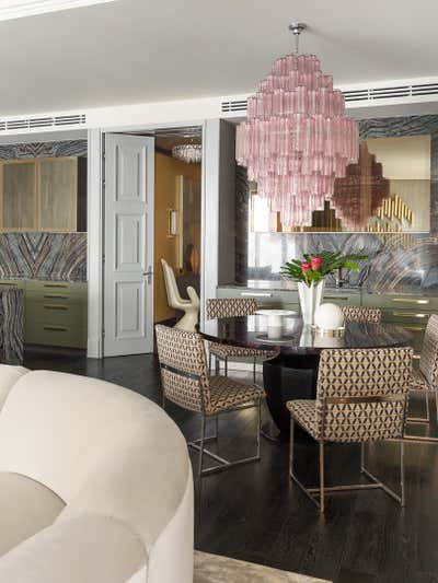  Modern Apartment Dining Room. Art Inspired Residence by Malyev Schafer Ltd.