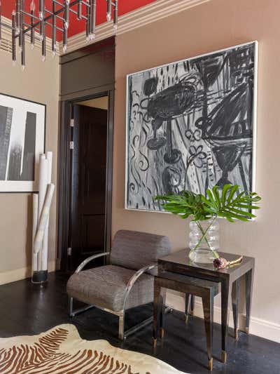  Mid-Century Modern Apartment Office and Study. Art Inspired Residence by Malyev Schafer Ltd.