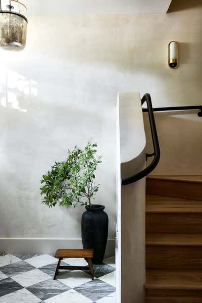  Organic Family Home Entry and Hall. Foxhall Oasis by Zoe Feldman Design.