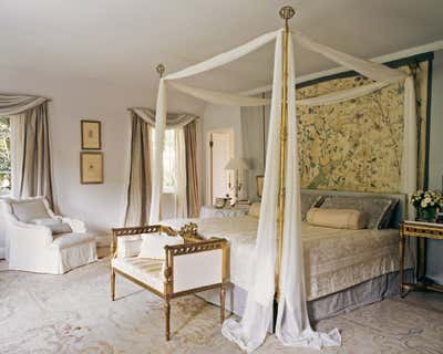  Regency Family Home Bedroom. Old Masters by Solis Betancourt & Sherrill.