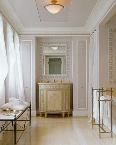  French Regency Family Home Bathroom. Old Masters by Solis Betancourt & Sherrill.