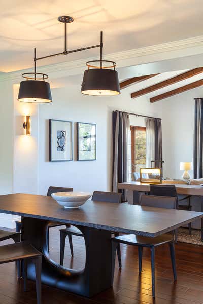  Hotel Dining Room. Ojai Valley Inn - Hacienda Suite by BAR Architects & Interiors.