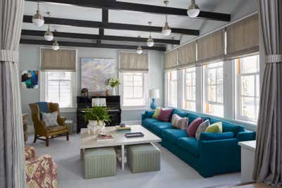  Transitional Bohemian Family Home Living Room. Rustic Canyon  by Cameron Design Group.