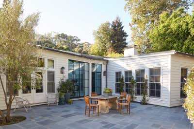  Transitional Bohemian Family Home Patio and Deck. Rustic Canyon  by Cameron Design Group.