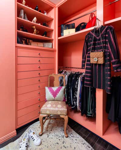 Bohemian Storage Room and Closet. Hollywood Hills by Cameron Design Group.