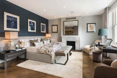  Contemporary Family Home Bedroom. Notting Hill Villa by Balzar London.