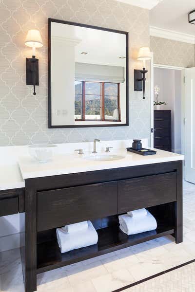  Contemporary Hotel Bathroom. Ojai Valley Inn - Hacienda Suite by BAR Architects & Interiors.