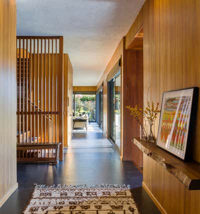  Mid-Century Modern Family Home Entry and Hall. Esherick Home by BAR Architects & Interiors.