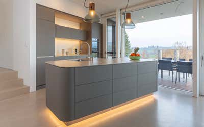  Contemporary Modern Family Home Kitchen. Family home - Kitchen & living room renovation by Balogh Design.