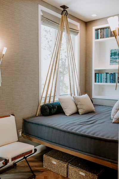  Coastal Preppy Mixed Use Bedroom. California Oasis  by Lisa Queen Design.