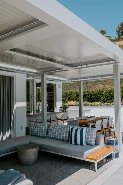  Preppy Patio and Deck. California Oasis  by Lisa Queen Design.