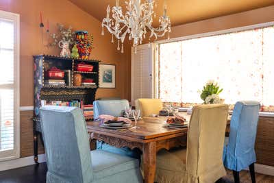  Maximalist Arts and Crafts Family Home Dining Room. Queen Residence by Lisa Queen Design.
