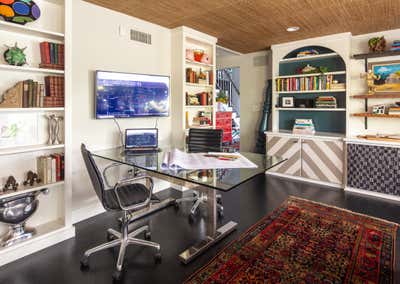  Maximalist Office and Study. Queen Residence by Lisa Queen Design.