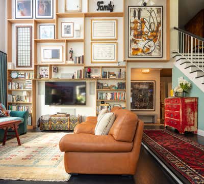  Maximalist Family Home Living Room. Queen Residence by Lisa Queen Design.