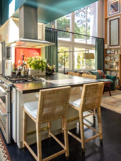  Maximalist Arts and Crafts Family Home Kitchen. Queen Residence by Lisa Queen Design.