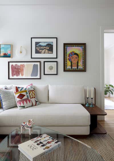  Eclectic Family Home Living Room. Regency Modern Vintage by Bright Designlab.