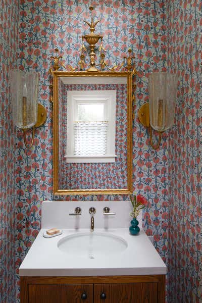 Eclectic Family Home Bathroom. Regency Modern Vintage by Bright Designlab.