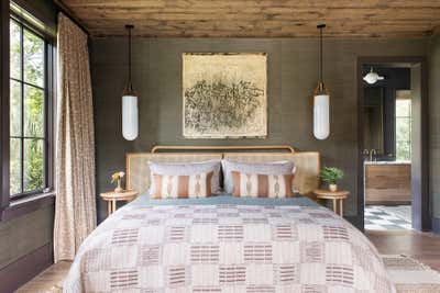 Coastal Vacation Home Bedroom. Sandbox Rules by Cortney Bishop Design.