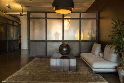  Industrial Living Room. DTLA Arts District Loft by Andrea Michaelson Design.