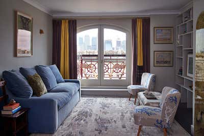  Eclectic Apartment Living Room. Thames Flat by Rachel Chudley.