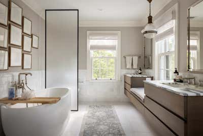  Modern Family Home Bathroom. 1920's Colonial by Rosen Kelly Conway Architecture & Design.