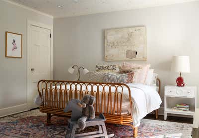  Bohemian Family Home Children's Room. 1920's Colonial by Rosen Kelly Conway Architecture & Design.