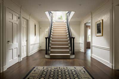  Transitional Family Home Entry and Hall. 1920's Colonial by Rosen Kelly Conway Architecture & Design.