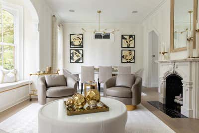  Modern Family Home Dining Room. Bold Victorian by Rosen Kelly Conway Architecture & Design.