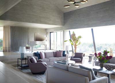  Contemporary Beach House Living Room. Xanadune  by Wesley Moon Inc..