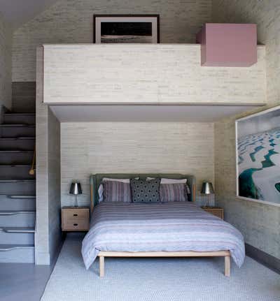  Contemporary Beach House Bedroom. Xanadune  by Wesley Moon Inc..