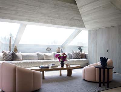  Contemporary Beach Style Beach House Living Room. Xanadune  by Wesley Moon Inc..