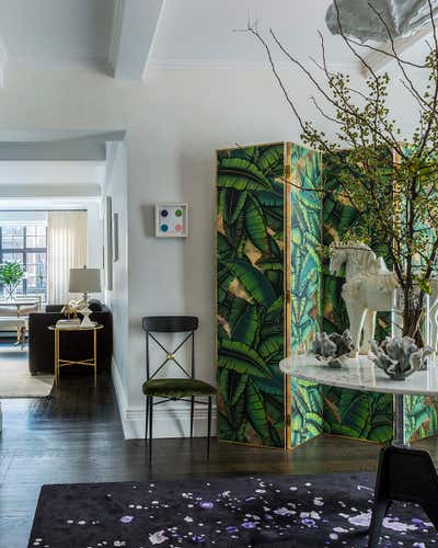  Eclectic Apartment Entry and Hall. Gramercy Residence 3 by Bennett Leifer Interiors.
