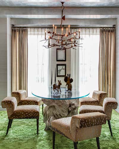  Eclectic Apartment Dining Room. Gramercy Residence 2 by Bennett Leifer Interiors.